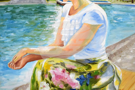 Банско - отец Костадин Калайджиев - картини