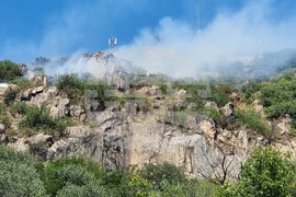 Пловдив - Младежки хълм - пожар