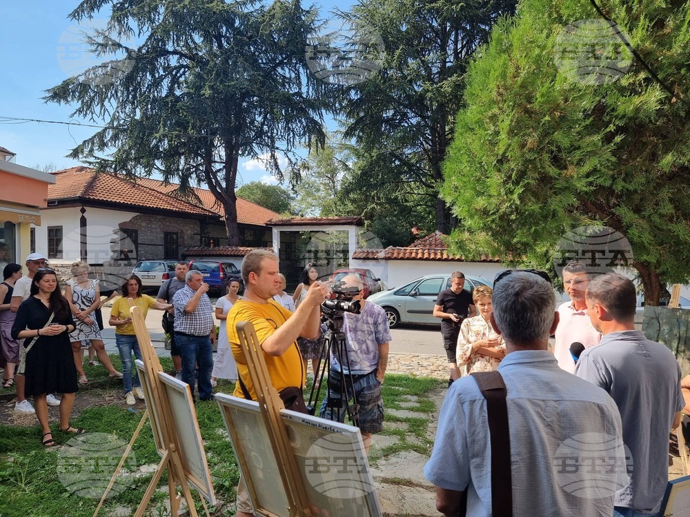 BTA Kyustendil Press Club Hosts Exhibition Featuring Artists from Serbia, Bulgaria, Ukraine, North Macedonia