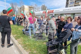 Харманли - мигрантски център - протест