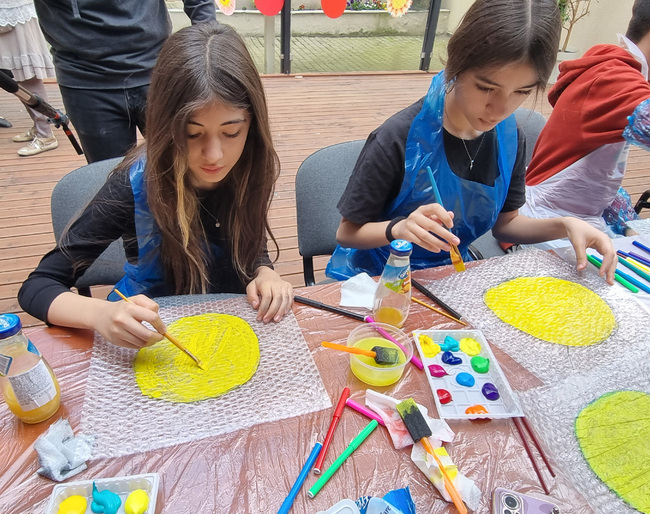 Creative Workshop with Children from Bulgaria, North Macedonia Held at Bulgarian Cultural Information Centre in Skopje