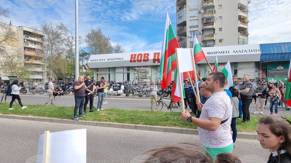 Харманли - мигрантски център - протест
