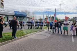 Харманли - мигрантски център - протест