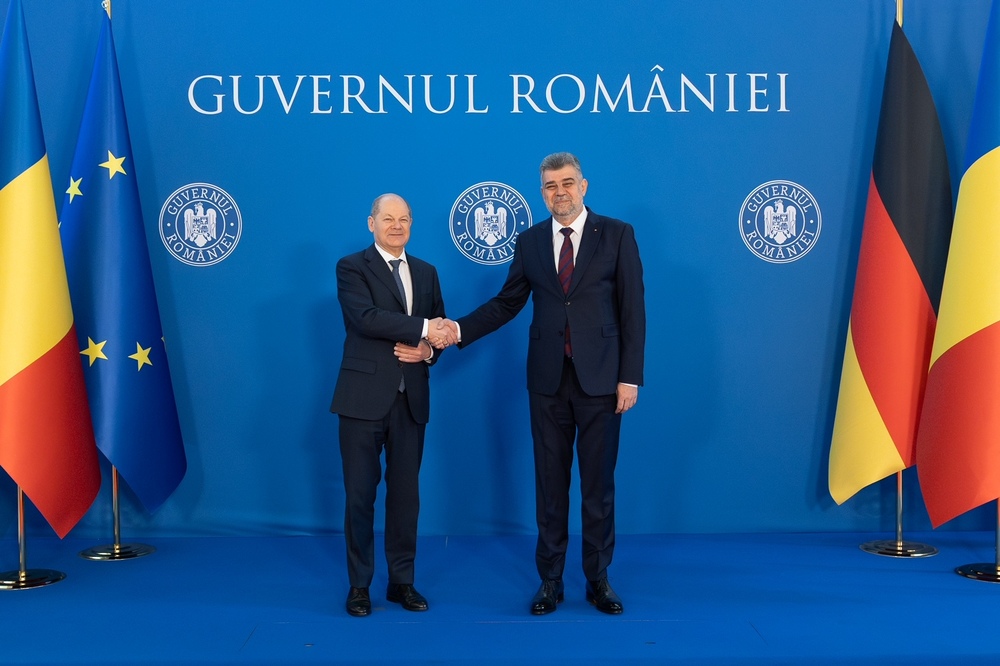 Румъния - Марчел Чолаку - Олаф Шолц