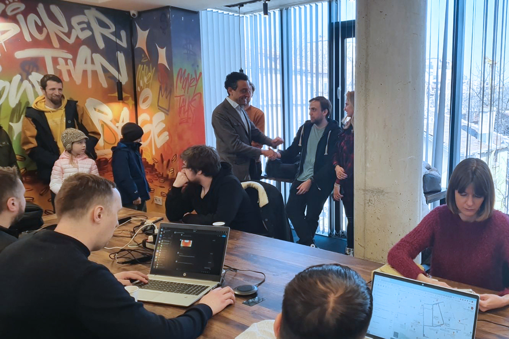 Даниел Лорер - украински инженери – среща