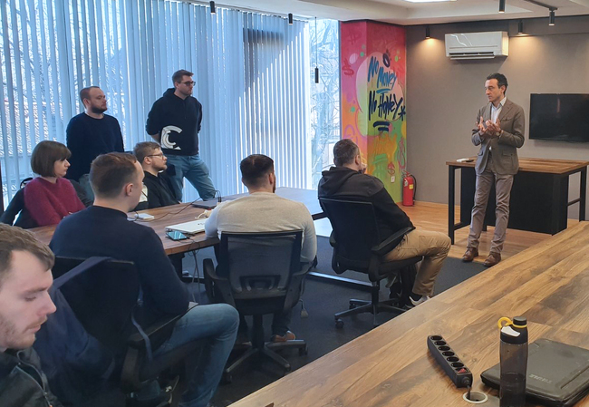 Даниел Лорер - украински инженери – среща 