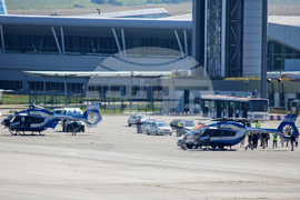 Летище София - транспортиране на пострадали деца