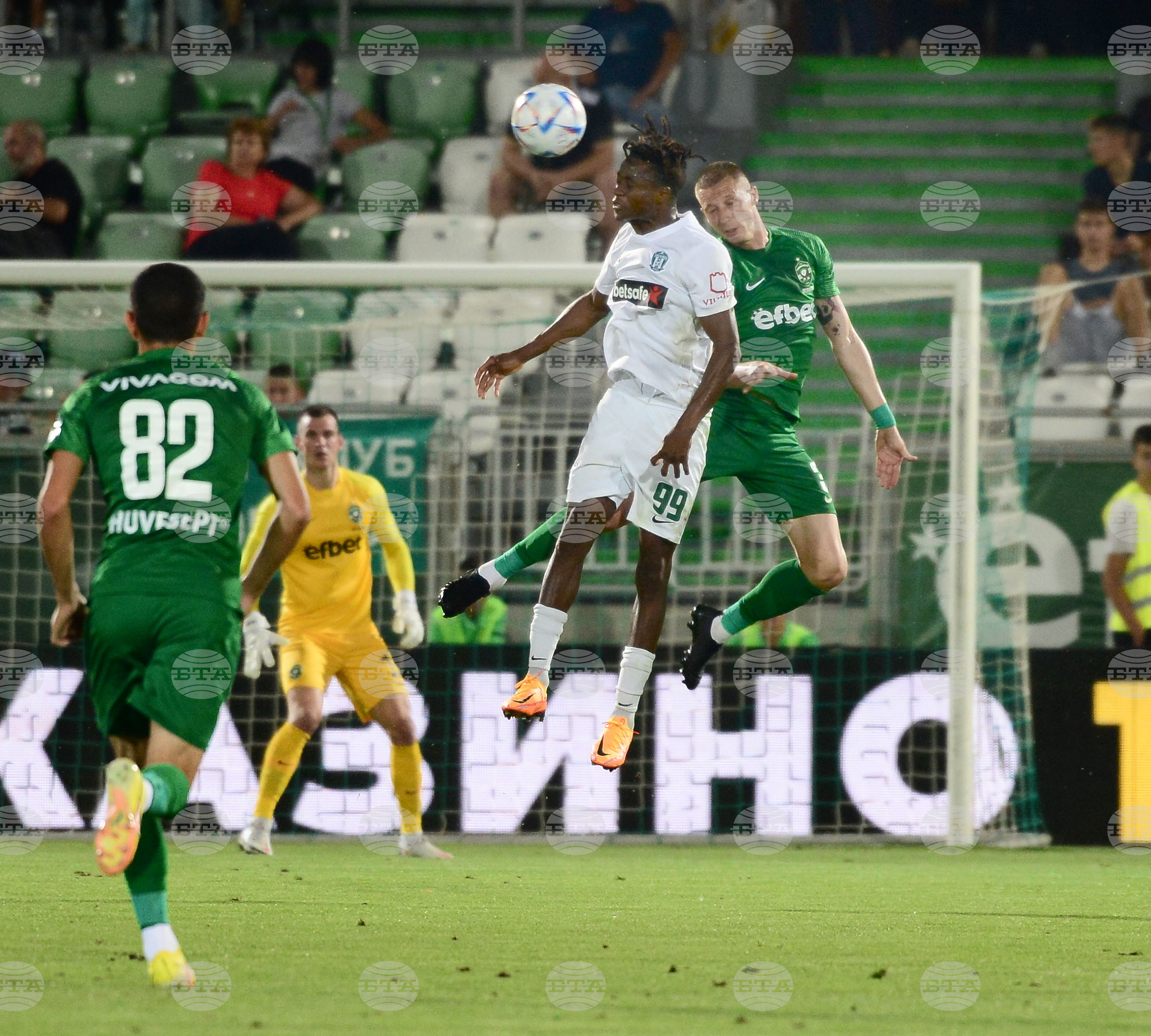 Разград - футбол - Лудогорец - Жалгирис