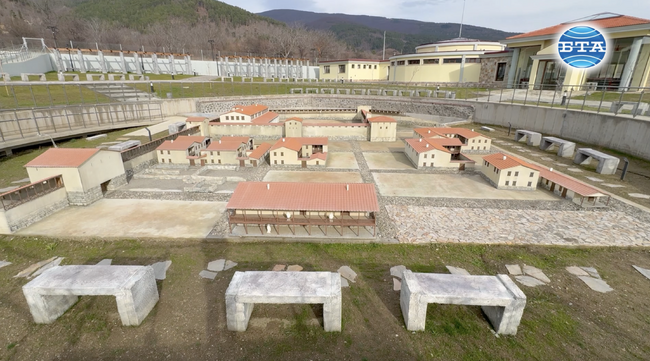 Макет в новоизградения археологически комплекс край Казанлък представя достоверно и достъпно древния град Севтополис