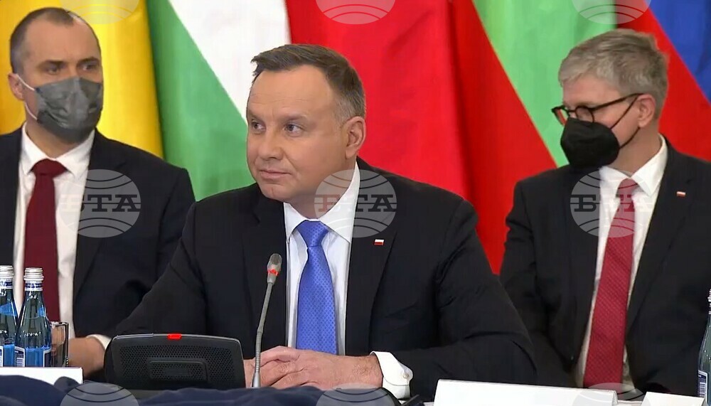 Полският президент Анджей Дуда заяви подкрепа за Зеленски на срещата на Б-9 във Варшава