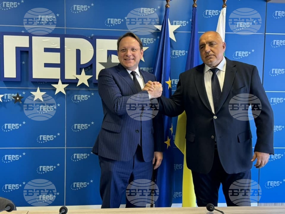 GERB Leader Briefs EU Commissioner for Neighbourhood, Enlargement on Current Political Situation in Bulgaria