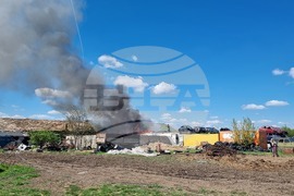 Село Врачанци - община Добричка - пожар