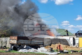 Село Врачанци - община Добричка - пожар