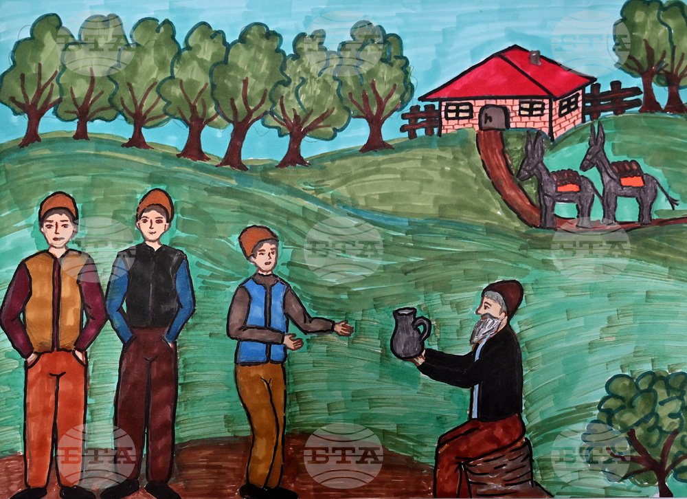 Монтана - детска приказка - рисунки - изложба