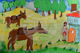 Монтана - детска приказка - рисунки - изложба