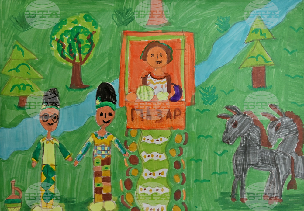 Монтана - детска приказка - рисунки - изложба