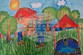 Монтана - детска приказка - рисунки - изложба