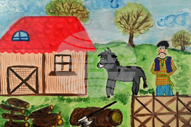 Монтана - детска приказка - рисунки - изложба