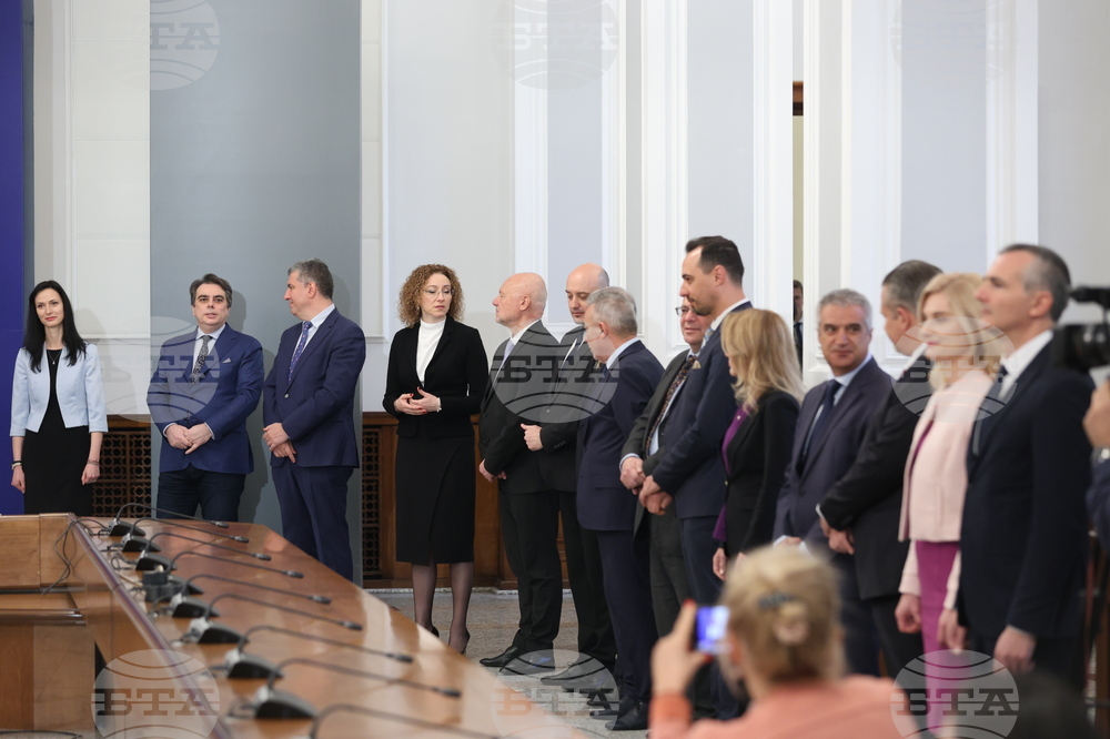 Министерски съвет - церемония по предаване на властта