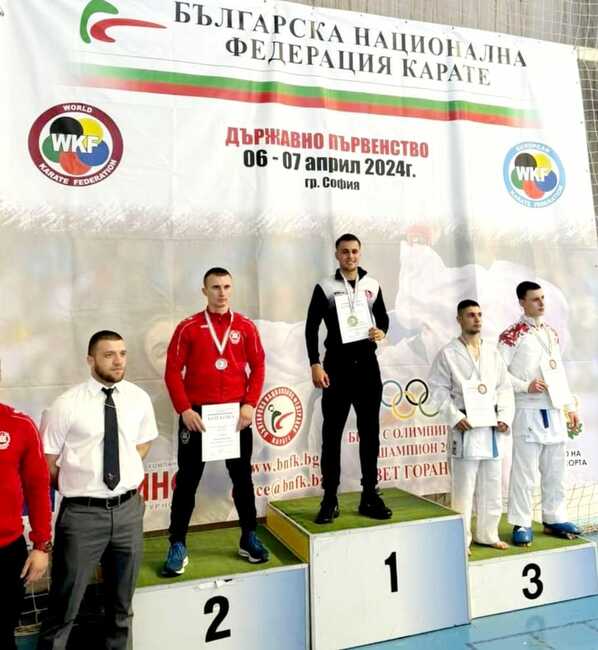 ВВВУ: Курсант-сержант Валентин Сачански със злато от Държавното първенство по карате
