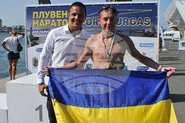 Бургас - Богдан Олевчук - международен плувен маратон - 4 хиляди метра