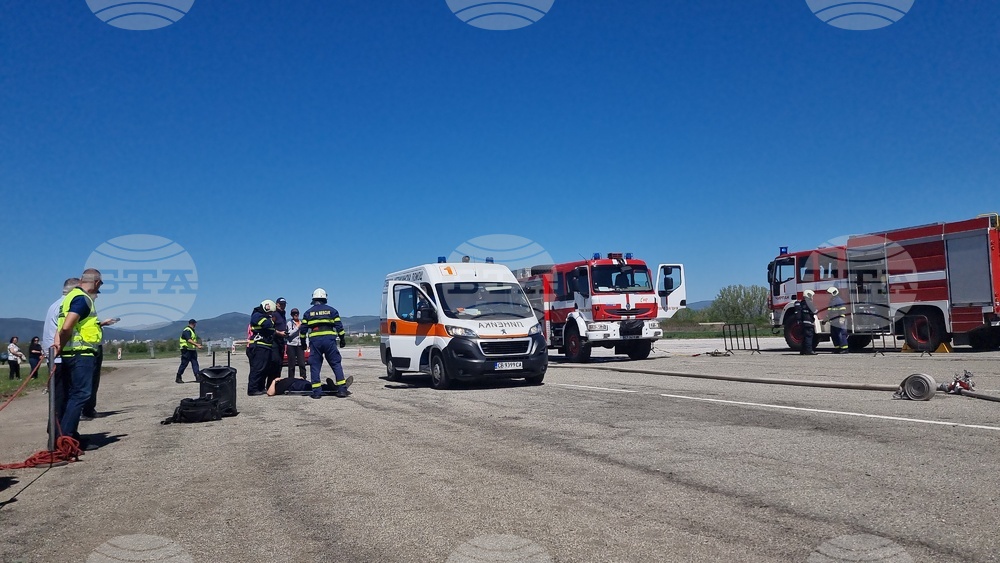 Стара Загора - учение за реакция при тежко пътнотранспортно произшествие