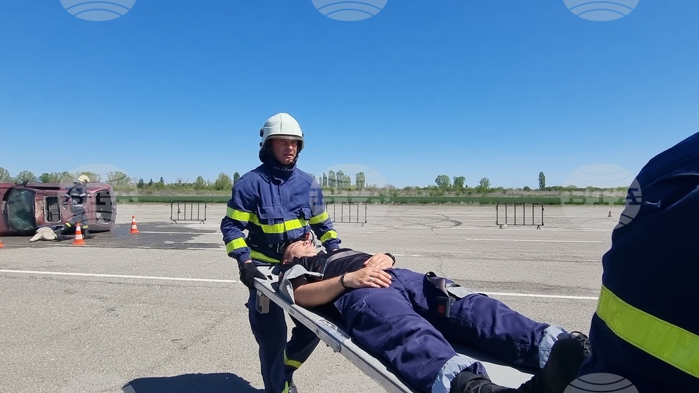Стара Загора - учение за реакция при тежко пътнотранспортно произшествие