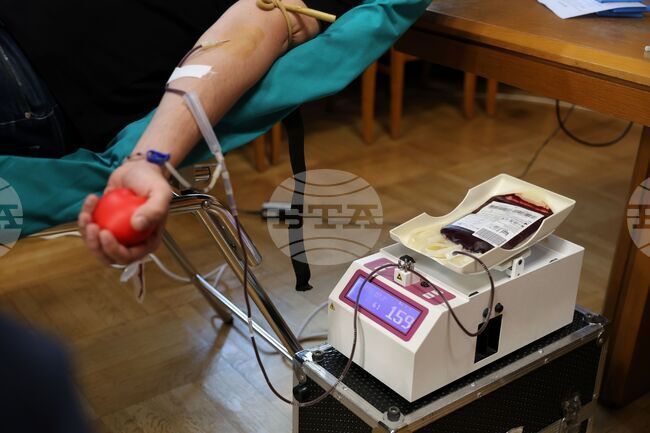 Бургас - национална кръводарителска кампания - "Даряваш кръв - даряваш живот"