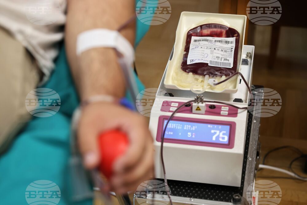 Бургас - национална кръводарителска кампания - "Даряваш кръв - даряваш живот"