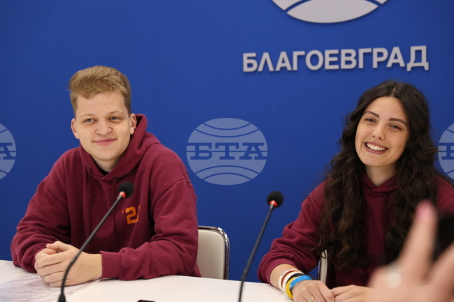 Национален пресклуб на БТА Благоевград - студенти - пресконференция