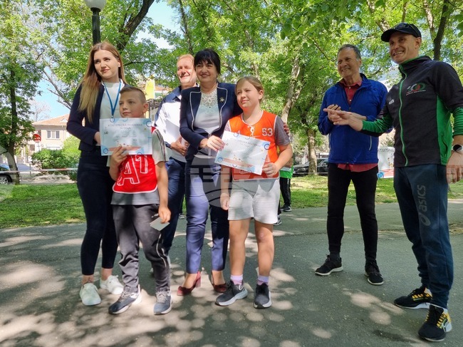 Видин - занимания по „Детска атлетика“ - награждаване