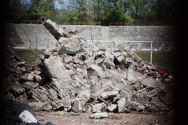 Стадион "Българска армия" - демонтаж