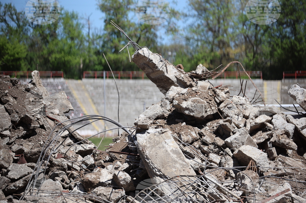 Стадион "Българска армия" - демонтаж