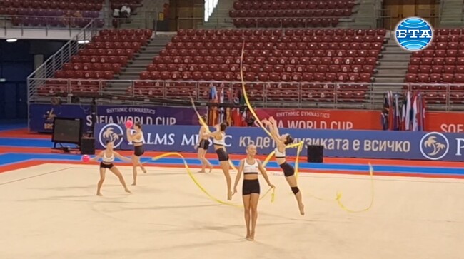 Много добра подиум тренировка за българките преди Световната купа по художествена гимнастика в София