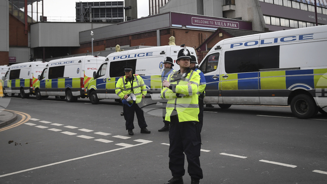 Над 700 полицаи ще бъдат ангажирани по време на мача между Астън Вила и Макаби Тел Авив в Лига Европа