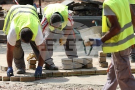 Булевард "Цар Освободител" - ремонт - павета