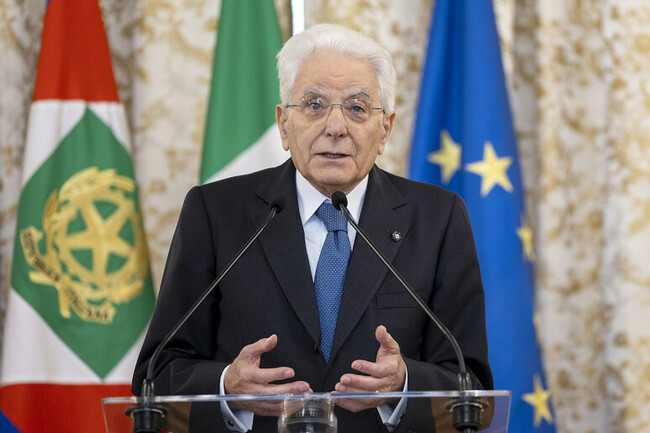 АНСА: Италианският президент Серджо Матарела беше изписан от болницата