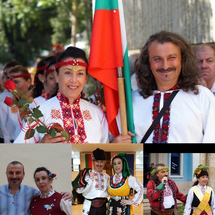 Румен Иванов и Жулиета Иванова ще бъдат гост хореографи на събора „На мегдана на другата България“ в Палма де Майорка. Снимка: Красимира Димитрова Кирилова.