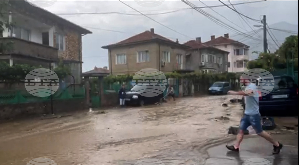 Torrential Rain Floods Houses and Damages Transport Infrastructure in South-central Karlovo Municipality