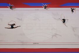 Световна купа по художествена гимнастика - ансамбълът на България