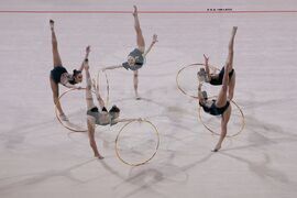 Световна купа по художествена гимнастика - ансамбълът на България