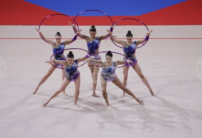 Световна купа по художествена гимнастика - ансамбълът на Франция