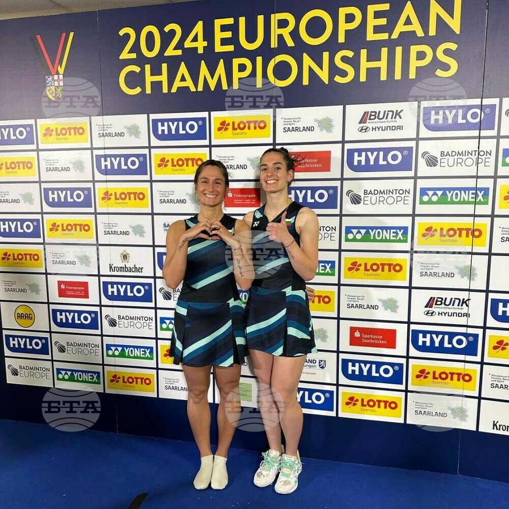 Bulgaria's Stefani Stoeva, Gabriela Stoeva Go to European Badminton Championships Doubles Finals