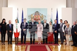 Румен Радев - Андреа Вике - награждаване