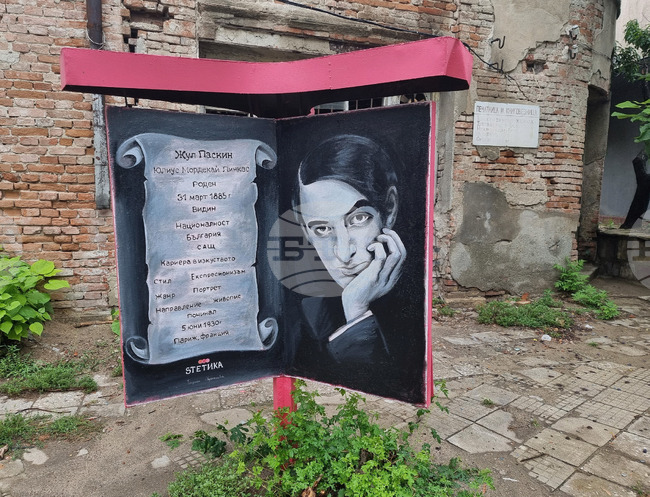 Видин - табло - Жул Паскин