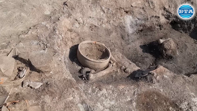 Ценни находки бяха открити при спасителни археологически разкопки край новозагорското село Прохорово