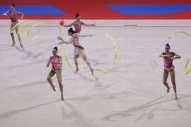 Художествена гимнастика - Световна купа - ансамбъл на България