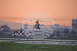 Летище "Враждебна" - военен хеликоптер "AS 532 Cougar"