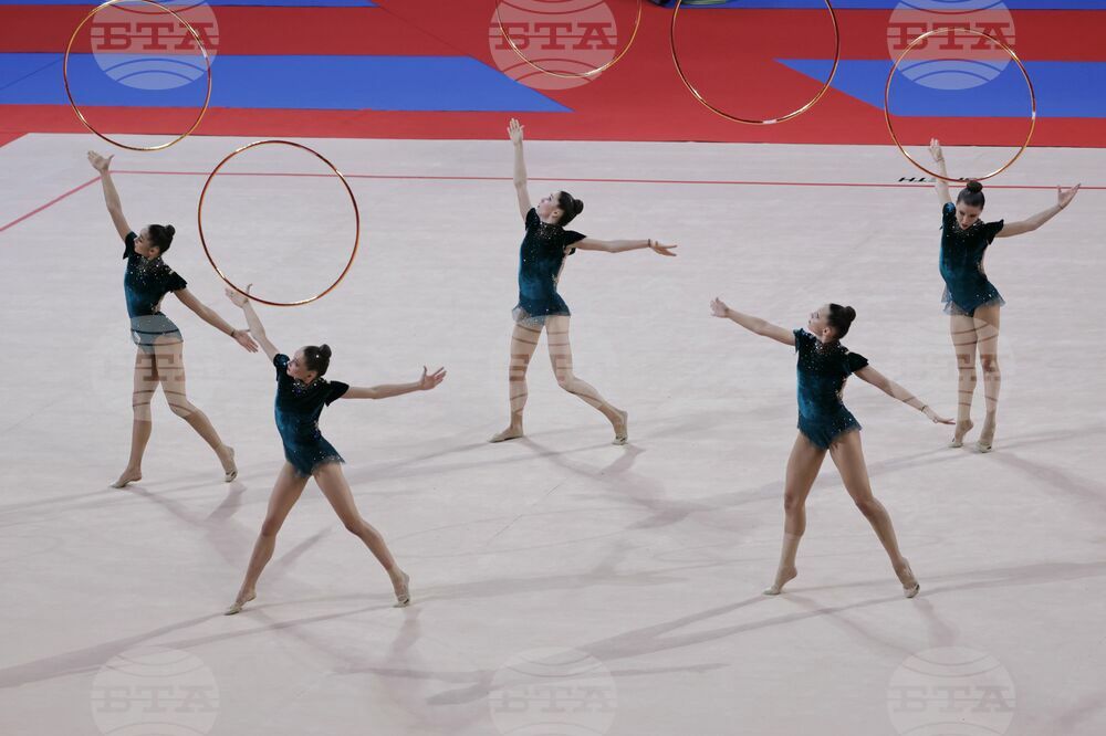 Bulgaria's Ensemble Finishes in 6th Place at Five-hoop Final of Rhythmic Gymnastics World Cup in Baku