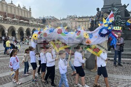 Полша - Краков - демонстрация в подкрепа на Украйна